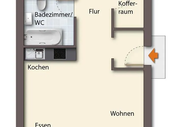 Oase Am Siel 4 Appartement *